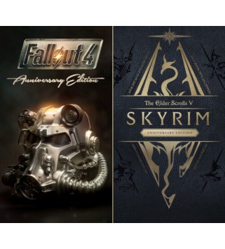 The Elder Scrolls V: Skyrim Anniversary Edition + Fallout 4: Anniversary Edition XBOX One / Xbox Series X|S Xbox One Key EUROPE